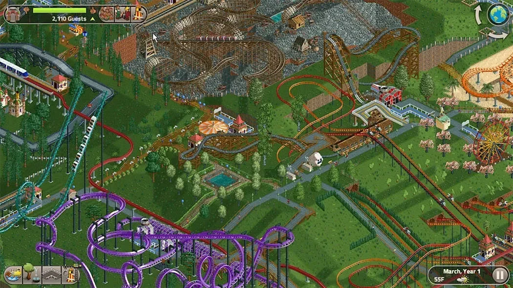 RollerCoaster Tycoon Classic Full PC Game Download — Screenshots 1