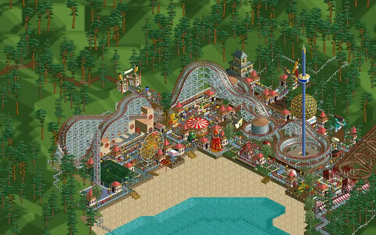RollerCoaster Tycoon 1 Full PC Game Download — Screenshots 1